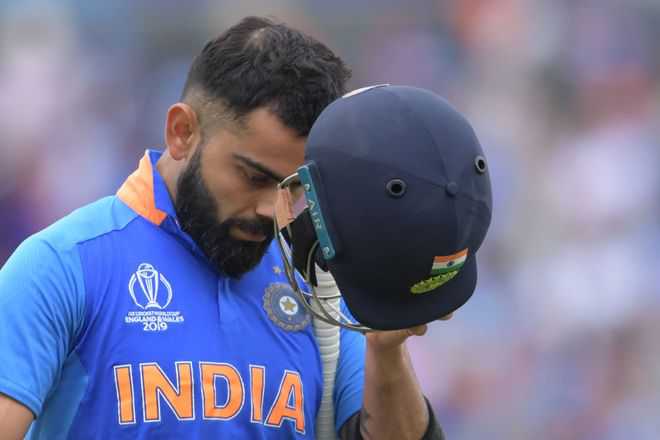 Kohli’s poor form in World Cup semifinals continues