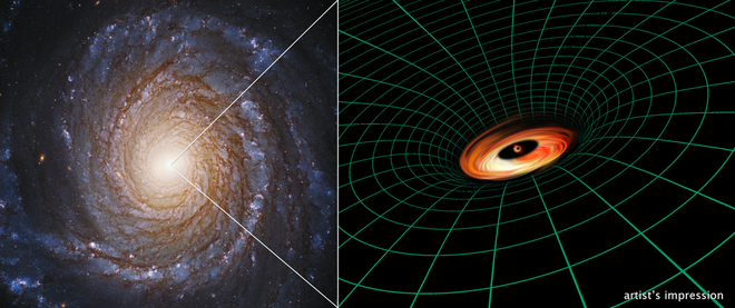 Hubble telescope finds mysterious black hole disc