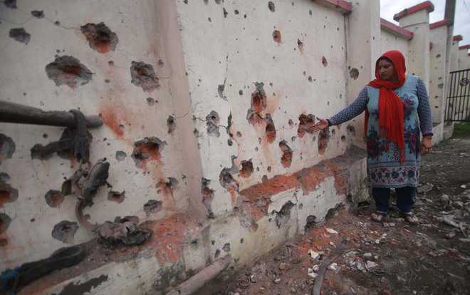 House damaged in Pak shelling