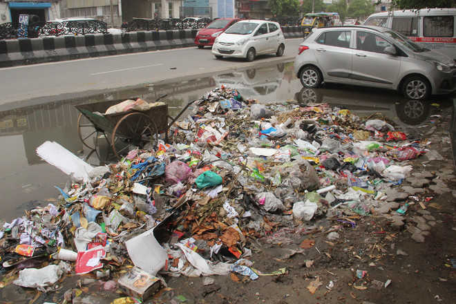 Unattended garbage heaps continue to irk city residents