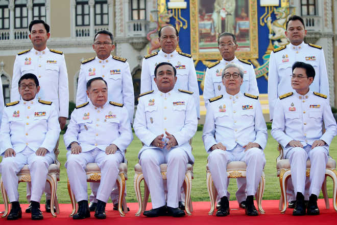 Thailand''s new Cabinet sworn in, ending rule by army junta