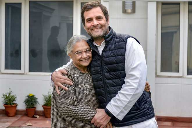 Sheila Dikshit was a beloved daughter of Congress: Rahul Gandhi