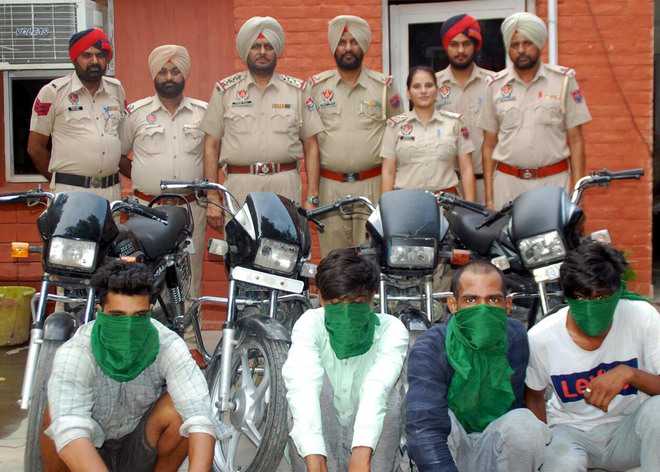 Gang of vehicle thieves busted, four arrested