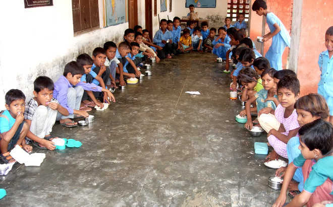 Toilets in anganwadi serve as midday meal kitchen in MP