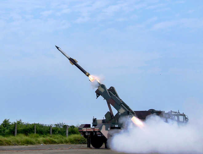 India test-fires quick reaction missile