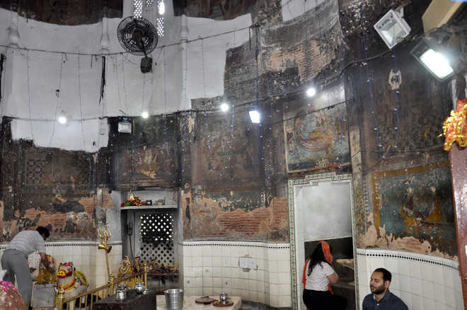 Centuries-old frescoes on verge of collapse
