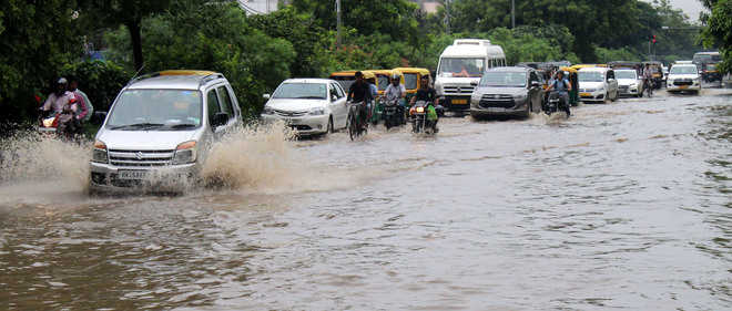 Monsoon woes flood Gurugram : The Tribune India