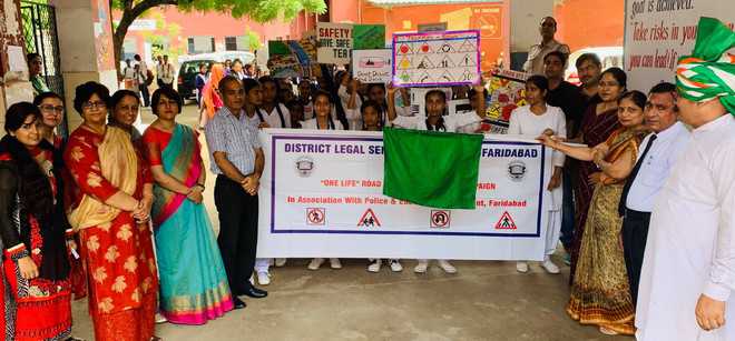Road safety awareness drive