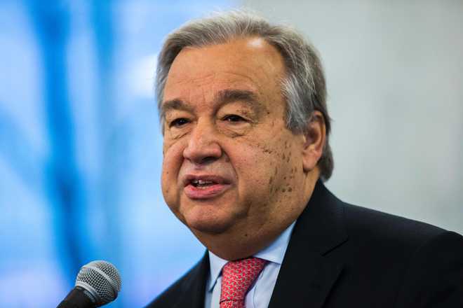 UN chief recalls Simla Agreement; appeals to India, Pak for restraint
