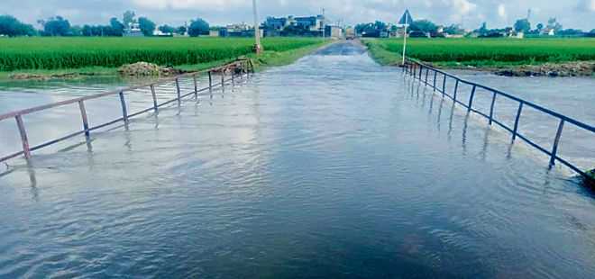 Surplus water from canals diverted