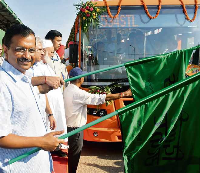 CM flags off first lot of 1,000 buses