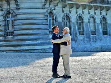 PM Modi holds talks with French President Macron