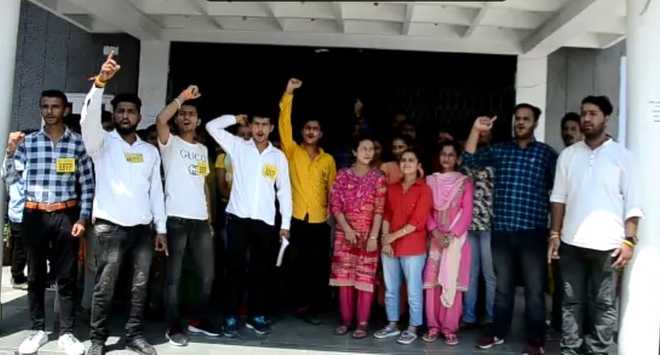 Alleging poor facilities, CUHP students resort to protest