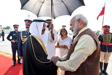 PM Modi arrives in Bahrain to hold talks on bilateral, regional issues