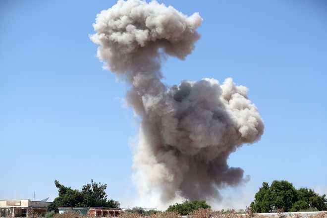 Car blast, air strikes hit Syria''s Idlib city: Monitor