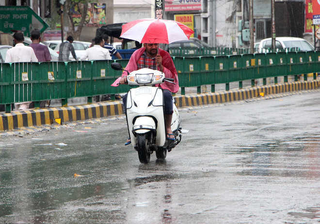Cloudy Sunday, light rains in Delhi