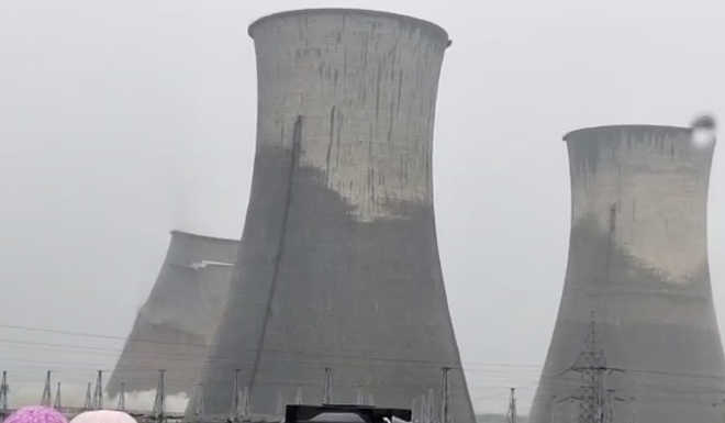 Three cooling towers of Panipat Thermal Power Station demolished