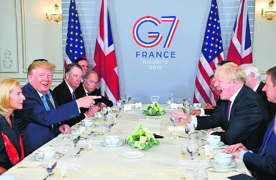 Iran’s Zarif short G7 visit stumps Trump
