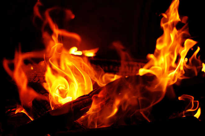 2 brothers suffer burns in fire at rubber factory