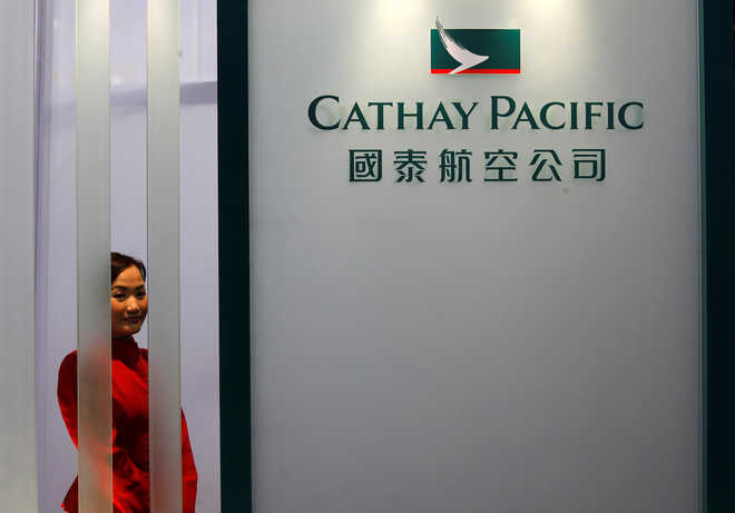 Hong Kong’s Cathay Pacific warns against protest outside its premises