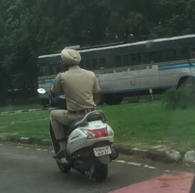 Punjab Police cop fined Rs 10,000 for violating traffic rules in Chandigarh