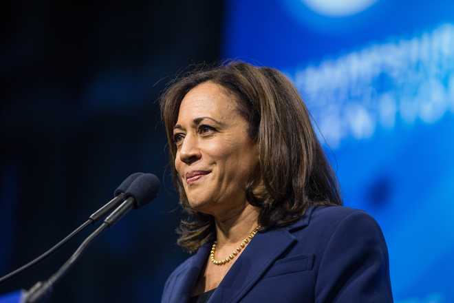 Kamala Harris apologises for laughing after Indian man calls Trump''s ...