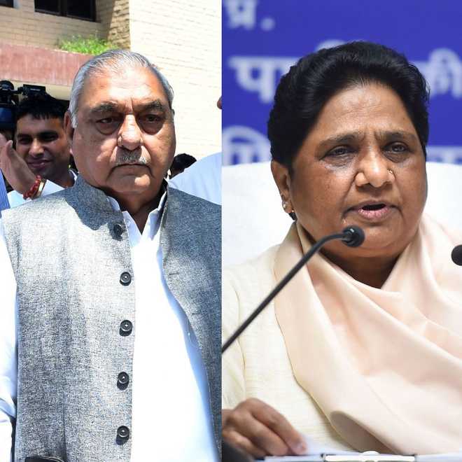 Hooda, Mayawati hold closed-door meet on Haryana; BSP not keen