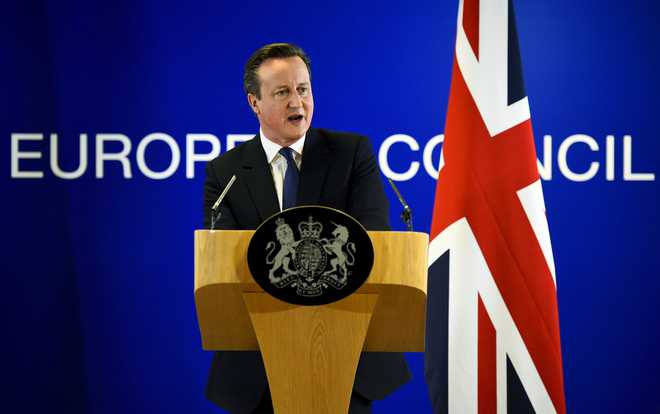 Former British PM Cameron slams Boris Johnson over Brexit