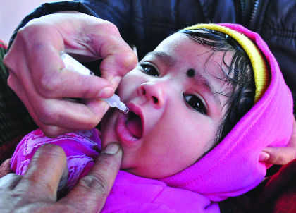 3-day polio drive kicks off in district