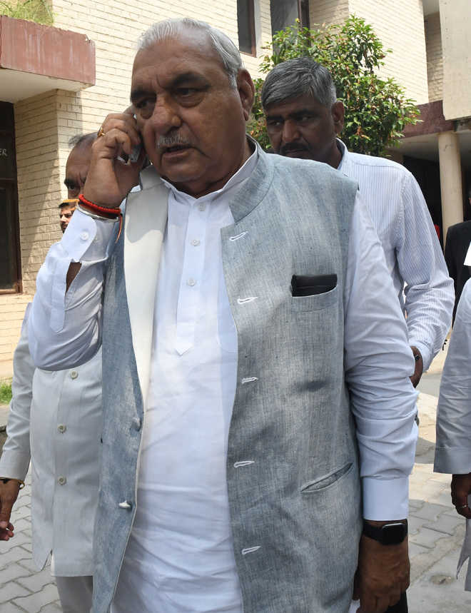 Hooda appears before court in land allotment cases
