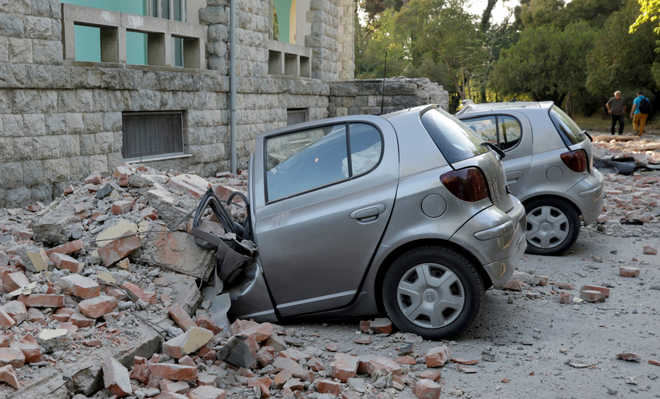 Strong earthquake hits Albania, damage reported