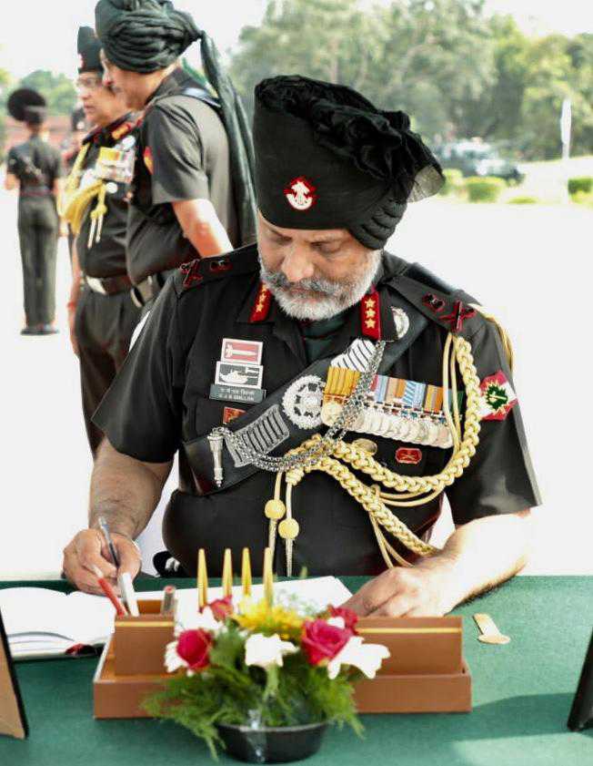 Lt-Gen Dhillon is Colonel of Regiment of Rajputana Rifles