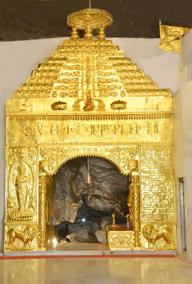 ‘Golden entrance’ for pilgrims at holy cave
