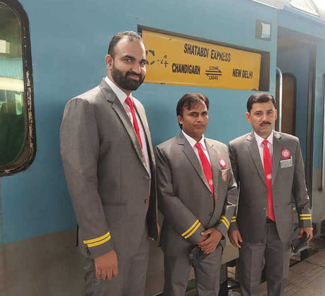 Staff of premium trains get new uniform