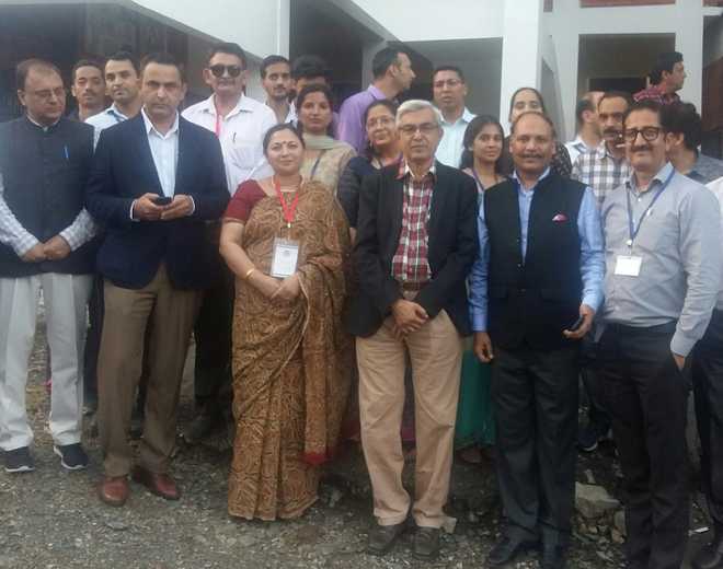 UGC NAAC team visits Arki college