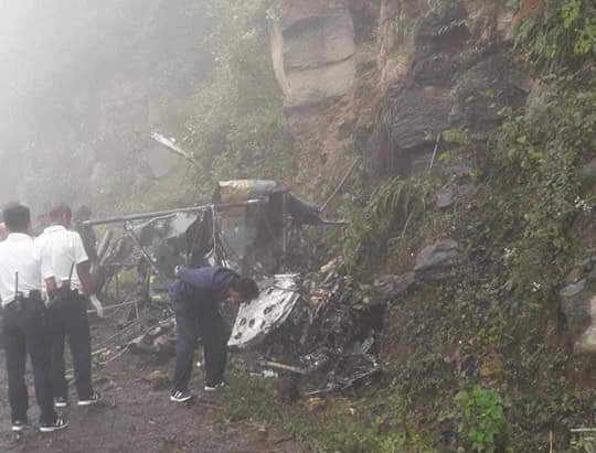 Army helicopter crashes in Bhutan; pilot from Himachal among 2 killed
